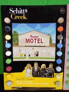 lot 357 image: Brand New Lot of 3 - Paint by Numbers Schitts Creek  Ted Lasso  The Golden Girls