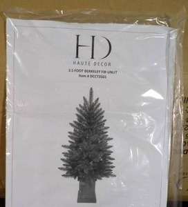 lot 231 image: Brand New Haute Decor 3.5 Foot Birkley Fir Unlit