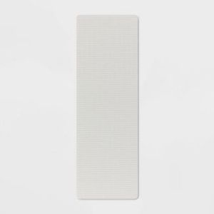 lot 5 image: Brand New 60 x 20 Ribbed Stripe Comfort Mat Beige - Threshold
