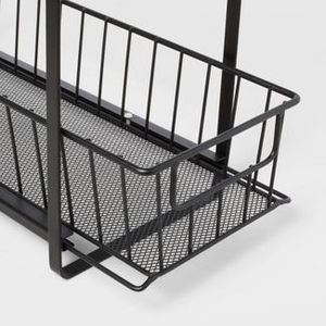 lot 109 image: Brand New Two Tiered Slide Out Organizer - Brightroom ((MSRP $20))