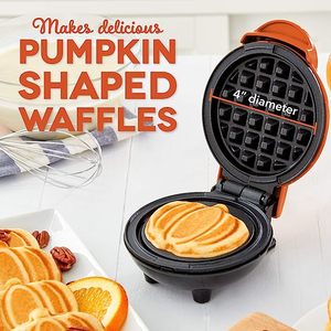 lot 115 image: Brand New DASH Mini Maker for Individual Waffles
