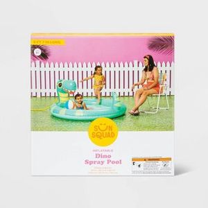 lot 119 image: Brand New Dino Spray Pool - Sun Squad  Lot of 2 - Sport Sunscreen SPF15 Spray (Total Value $40)