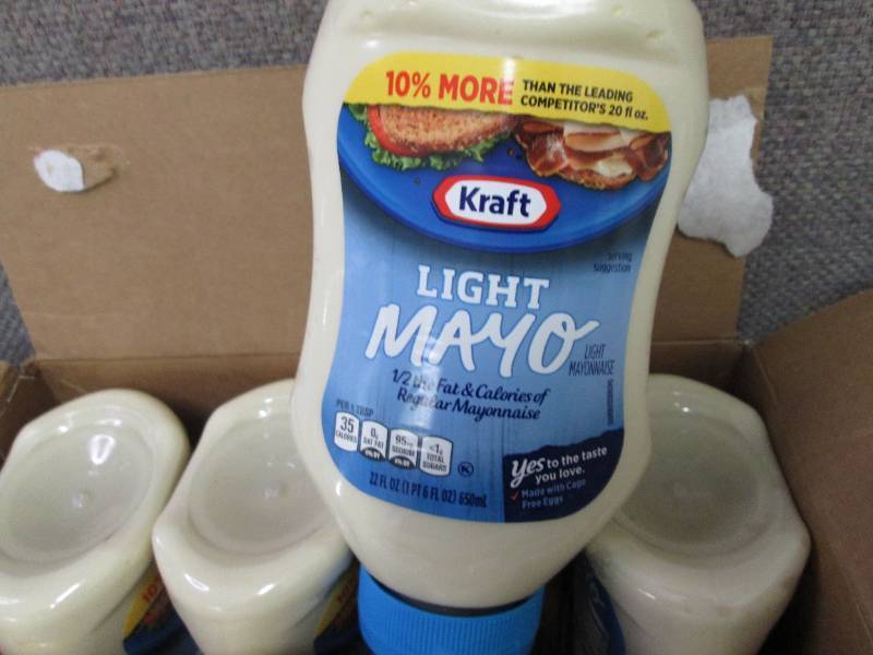 8- 22 oz Bottles Kraft Light Mayo B...