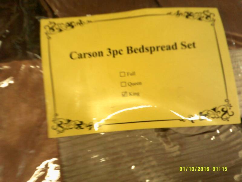 carson 3 pc bedspread set king ...