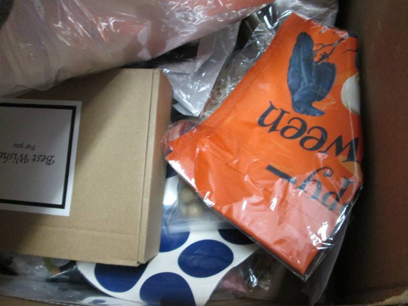 Box of Assorted Small Overstock Ite...