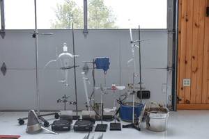 lot 67 image: Assortment of Distillery Stands and Equipment