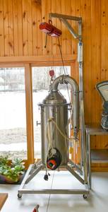 lot 68 image: Large Pot Still Distillery Equipment on Rolling Base