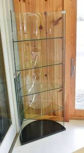 lot 72 image: Glass Corner Shelf