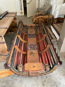 lot 76 image: Enormous Wooden Outdoor Swing