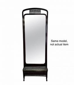lot 8 image: Antique Moser Koloman for J. & J. Kohn Art Nouveau Hall Mirror & Jardienere