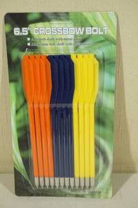 lot 64 image: 6.5 Crossbow Bolts