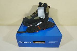 lot 93 image: Korkers Greenback Wading Boots -Mens Size 8