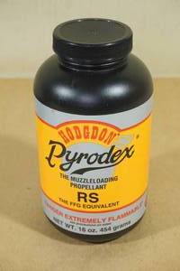 lot 102 image: 1 Lb Hodgdon Pyrodex RS Muzzleloading Powder