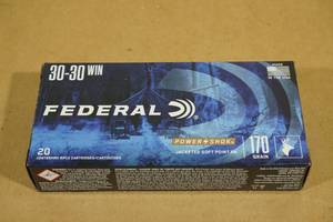 lot 121 image: 20 Federal Power-Shok .30-30 Win 170 Gr JSP RN Ammo