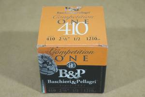 lot 124 image: 25 B&P Competition One .410 Gauge 2-12 7.5 Shot Shotshells
