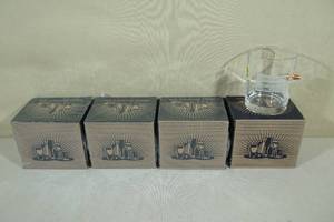 lot 153 image: Whiskey Glasses with Embedded Bullets - Gun Permit