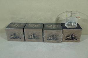 lot 157 image: Whiskey Glasses with Embedded Bullets - Death Do Us Part