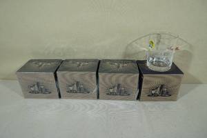 lot 158 image: Whiskey Glasses with Embedded Bullets - Armed Citizen, Unarmed Subject