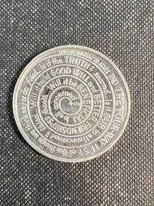 1 TROY OZ .999 FINE SILVER ROTARY INTERNATIONAL ROUND