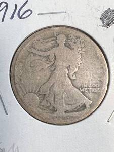 1916 US WALKING LIBERTY HALF DOLLAR