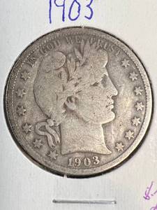 1903 US BARBER HALF DOLLAR