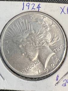 1924 US PEACE SILVER DOLLAR