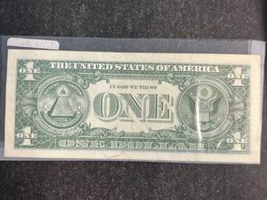 1957-A US BLUE SEAL $1 SILVER CERTIFICATE