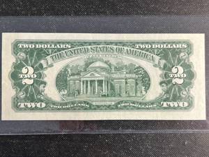 1963 RED SEAL US $2 BILL