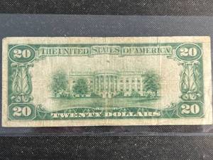 1928-A US $20 DEMAND NOTE REDEEMABLE IN GOLD