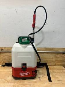 lot 68 image: MILWAUKEE M18 18-Volt 4 Gal. Lithium-Ion Cordless Switch Tank Backpack Pesticide Sprayer (Tool-Only)