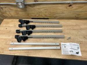 lot 51 image: CARGOLOC 2-Piece Adjustable Roof Top Cross Bar Set, for Use with Existing Raised Side Rails Only