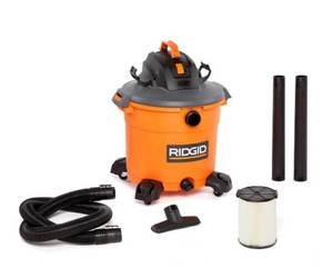 lot 26 image: RIDGID 16 Gallon 5.0 Peak HP NXT WetDry Shop Vacuum with Filter, Locking Hose and Accessories
