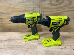 lot 102 image: RYOBI 18V Drill and Impact Driver (Tool Only)