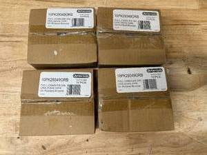lot 91 image: AMEROCK Lot of 40- Candler 3 in. (76 mm) Center-to-Center Oil-Rubbed Bronze Drawer Pulls (4 boxes of 10)