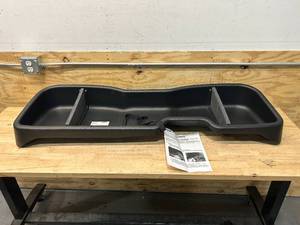 lot 92 image: HUSKY LINERS Under Seat Storage Box Fits 14-18 SilveradoSierra 1500 Crew Cab