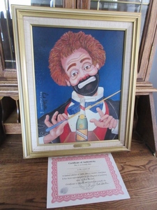 lot 914 image: CONDUCTING BEETHOVENS FIFTH LIMITED EDITION OIL PAINTING BY RED SKELTON