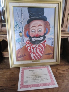 lot 916 image: WINTER WONDERLAND LIMITED EDITION OIL PAINTING BY RED SKELTON