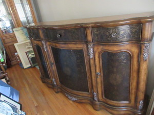 lot 112 image: HOME MERIDIAN ACCENTS CREDENZA