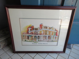 lot 945 image: ORIGINAL SIGNED WATERCOLOR OF FOREPAUGHS RESTAURANT IN ST PAUL