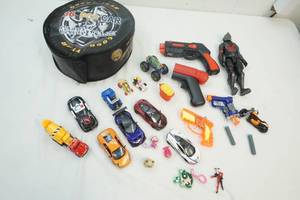 Goodyear car case with toys
