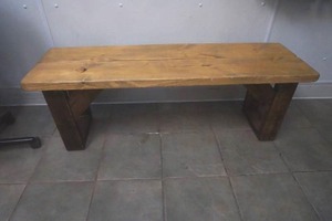 wooden bench