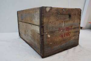 wooden crate