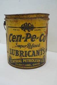 Vintage Cen-Pe-Co lube can