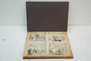 Vintage comic scrapbook