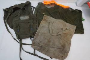 Net bag and canvas bags