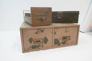 Vintage file card cabinet