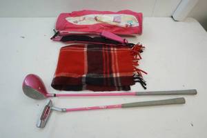 Barbie golf clubs