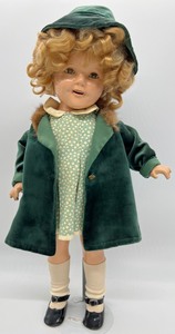 lot 36 image: Vintage Ideal Shirley Temple Composition Doll