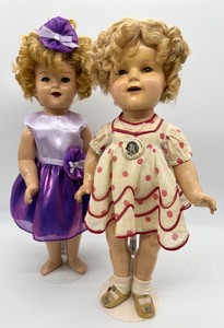 lot 77 image: Vintage Pair of Ideal Shirley Temple Dolls