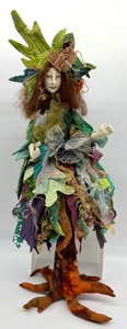 lot 123 image: Contemporary Artisan Doll by Katie Gardenia